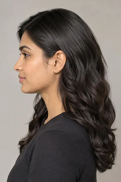 Side view of long waves